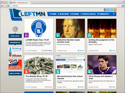 LeftMN home page