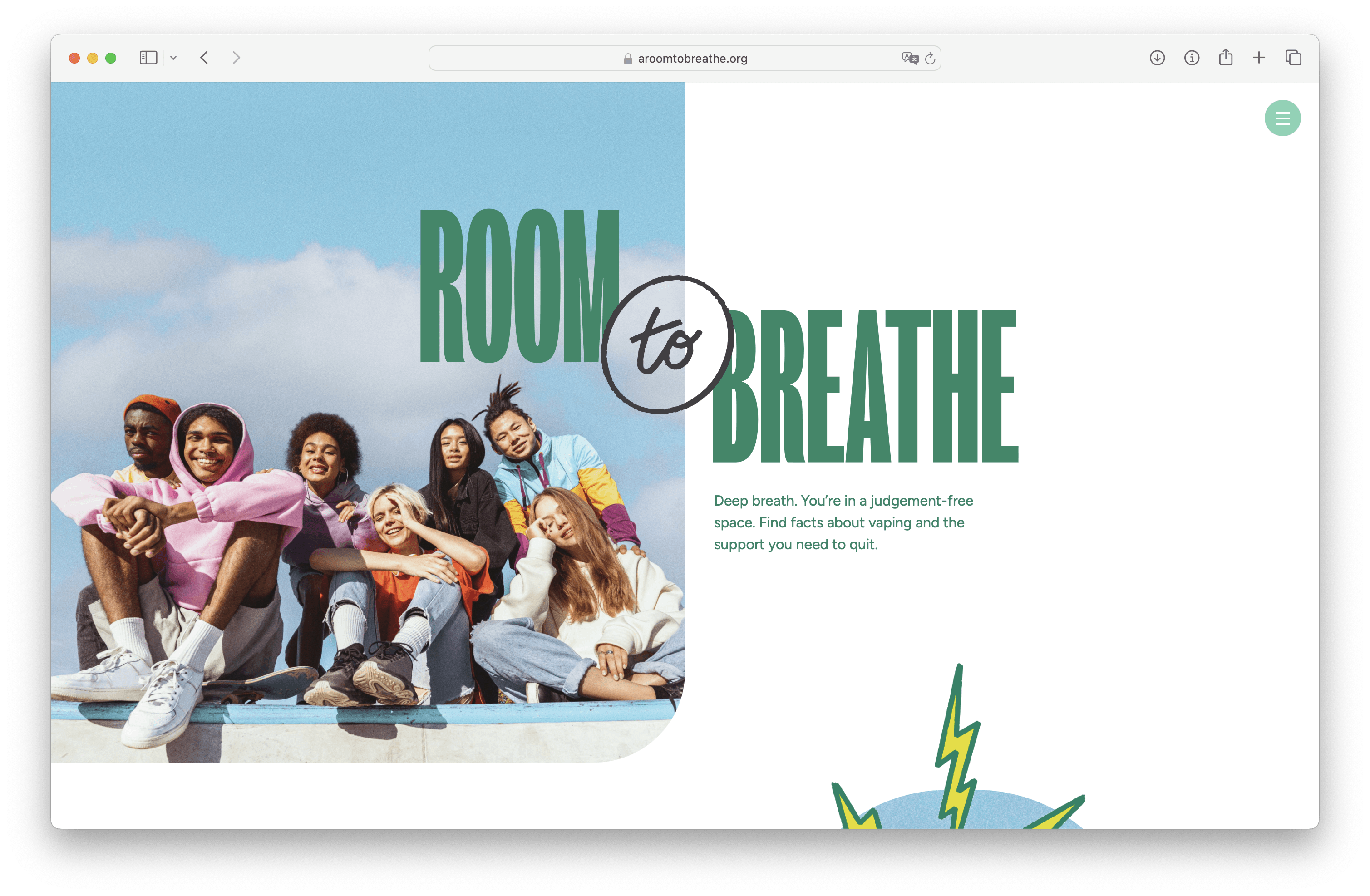 Room to Breathe website